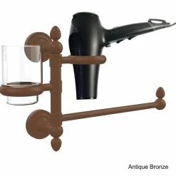 Buy 🔥 Allied Brass Dottingham Collection Hair Dryer Holder And Organizer ⭐ -Allied Brass Sales unnamed file 7046
