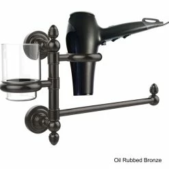 Buy 🔥 Allied Brass Dottingham Collection Hair Dryer Holder And Organizer ⭐ -Allied Brass Sales unnamed file 7051