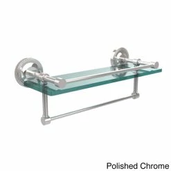 Hot Sale 🧨 Allied Brass Prestige Regal Collection 16-inch Gallery Glass Shelf With Towel Bar 🔥 -Allied Brass Sales unnamed file 7163