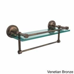 Hot Sale 🧨 Allied Brass Prestige Regal Collection 16-inch Gallery Glass Shelf With Towel Bar 🔥 -Allied Brass Sales unnamed file 7164