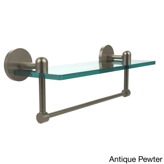 Budget ๐ Allied Brass Tango Collection 16-inch Glass Vanity Shelf With Integrated Towel Bar ๐คฉ 4 Budget ๐ Allied Brass Tango Collection 16-inch Glass Vanity Shelf With Integrated Towel Bar ๐คฉ - Image 2