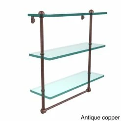 Deals 🛒 Allied Brass 16-inch Triple Tiered Glass Shelf With Integrated Towel Bar 🌟 -Allied Brass Sales unnamed file 7187