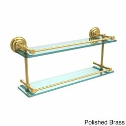 Discount ❤️ Allied Brass Que New 22-inch Double Glass Shelf With Gallery Rail 🤩 11 Discount ❤️ Allied Brass Que New 22-inch Double Glass Shelf With Gallery Rail 🤩 -Allied Brass Sales unnamed file 7199