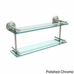 Discount ❤️ Allied Brass Que New 22-inch Double Glass Shelf With Gallery Rail 🤩 17 Discount ❤️ Allied Brass Que New 22-inch Double Glass Shelf With Gallery Rail 🤩 -Allied Brass Sales unnamed file 7205