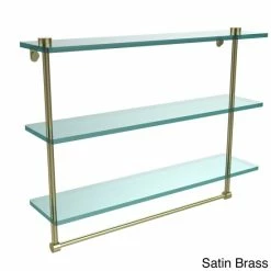 Cheapest ❤️ Allied Brass 22-inch 3-tiered Glass Shelf With Integrated Towel Bar 💯 -Allied Brass Sales unnamed file 7207
