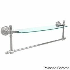 Wholesale 😉 Allied Brass Retro Dot Collection 18-inch Glass Vanity Shelf With Integrated Towel Bar 👍 -Allied Brass Sales unnamed file 7225