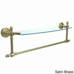 Wholesale 😉 Allied Brass Retro Dot Collection 18-inch Glass Vanity Shelf With Integrated Towel Bar 👍 -Allied Brass Sales unnamed file 7227