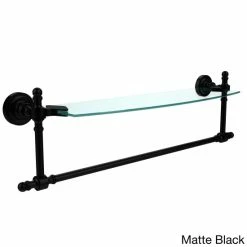 Wholesale 😉 Allied Brass Retro Dot Collection 18-inch Glass Vanity Shelf With Integrated Towel Bar 👍 -Allied Brass Sales unnamed file 7229