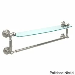 Best Pirce ✔️ Allied Brass Waverly Place Collection 24-inch Glass Vanity Shelf With Integrated Towel Bar 🔥 -Allied Brass Sales unnamed file 7257