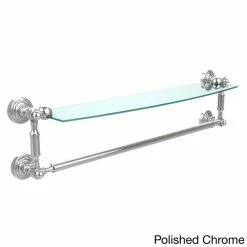 Best Pirce ✔️ Allied Brass Waverly Place Collection 24-inch Glass Vanity Shelf With Integrated Towel Bar 🔥 -Allied Brass Sales unnamed file 7259