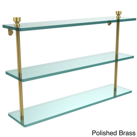 Best Pirce 🛒 Allied Brass Foxtrot Collection 22-inch 3-tiered Glass Shelf 👍 8 Best Pirce 🛒 Allied Brass Foxtrot Collection 22-inch 3-tiered Glass Shelf 👍 - Image 6