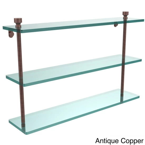 Best Pirce 🛒 Allied Brass Foxtrot Collection 22-inch 3-tiered Glass Shelf 👍 9 Best Pirce 🛒 Allied Brass Foxtrot Collection 22-inch 3-tiered Glass Shelf 👍 - Image 7