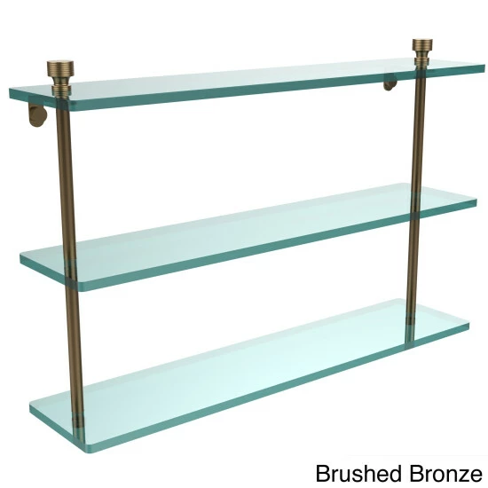 Best Pirce 🛒 Allied Brass Foxtrot Collection 22-inch 3-tiered Glass Shelf 👍 10 Best Pirce 🛒 Allied Brass Foxtrot Collection 22-inch 3-tiered Glass Shelf 👍 - Image 8