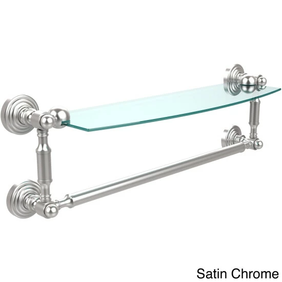 Best deal 🎉 Allied Brass Waverly Place Collection 18-inch Glass Vanity Shelf With Integrated Towel Bar 🤩 6 Best deal 🎉 Allied Brass Waverly Place Collection 18-inch Glass Vanity Shelf With Integrated Towel Bar 🤩 - Image 4