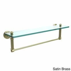 Promo 👍 Allied Brass Waverly Place Collection 22-inch Glass Vanity Shelf And Integrated Towel Bar ⌛ -Allied Brass Sales unnamed file 7288