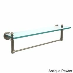 Promo 👍 Allied Brass Waverly Place Collection 22-inch Glass Vanity Shelf And Integrated Towel Bar ⌛ -Allied Brass Sales unnamed file 7290