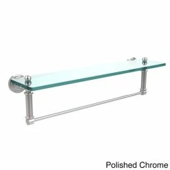 Promo 👍 Allied Brass Waverly Place Collection 22-inch Glass Vanity Shelf And Integrated Towel Bar ⌛ -Allied Brass Sales unnamed file 7291