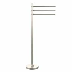 New 🔥 Allied Brass Towel Stand With Pivoting 12-inch Arms 🔥