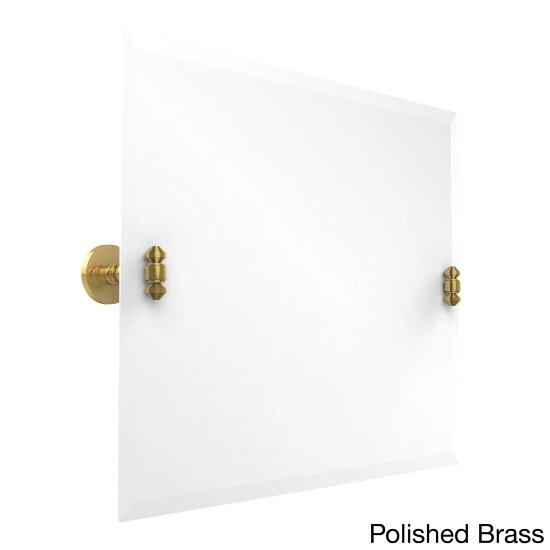 Wholesale ⭐ Allied Brass South Beach Framless Beveled Edge Rectangular Landscape Tilt Wall Mirror ⭐ 4 Wholesale ⭐ Allied Brass South Beach Framless Beveled Edge Rectangular Landscape Tilt Wall Mirror ⭐ - Image 2