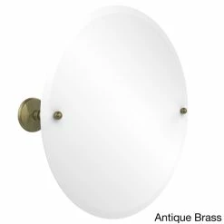 New ⭐ Allied Brass Prestige Monte Carlo Collection Unframed Round Tilt Wall Mirror 👏