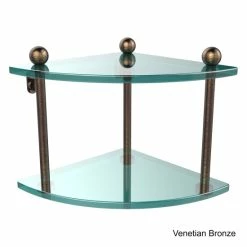 New ๐ Allied Brass Glass Two-tier Corner Shelf - 8" X 8" X 8" ๐ 13 New ๐ Allied Brass Glass Two-tier Corner Shelf - 8" X 8" X 8" ๐ -Allied Brass Sales unnamed file 836