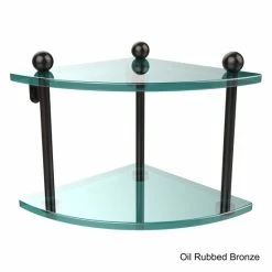 New ๐ Allied Brass Glass Two-tier Corner Shelf - 8" X 8" X 8" ๐ 15 New ๐ Allied Brass Glass Two-tier Corner Shelf - 8" X 8" X 8" ๐ -Allied Brass Sales unnamed file 838