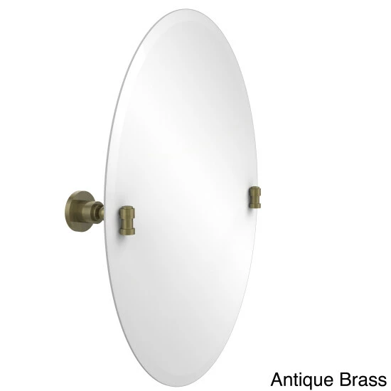 Best deal 🔔 Allied Brass Frameless Oval Tilt Wall Mirror With Beveled Edge, Washington Square Collection - 22"d 🛒 4 Best deal 🔔 Allied Brass Frameless Oval Tilt Wall Mirror With Beveled Edge, Washington Square Collection - 22"d 🛒 - Image 2