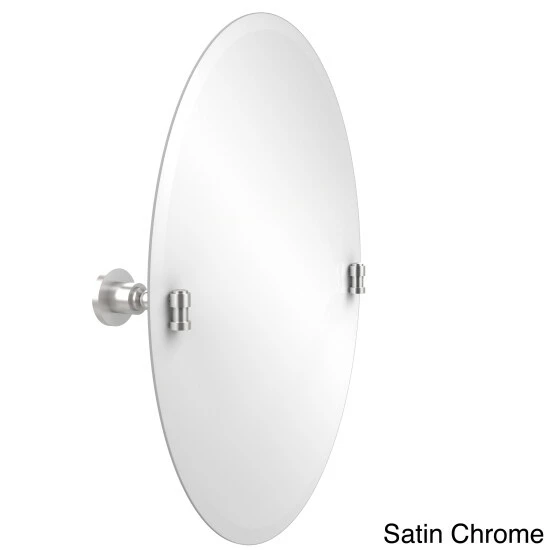 Best deal 🔔 Allied Brass Frameless Oval Tilt Wall Mirror With Beveled Edge, Washington Square Collection - 22"d 🛒 6 Best deal 🔔 Allied Brass Frameless Oval Tilt Wall Mirror With Beveled Edge, Washington Square Collection - 22"d 🛒 - Image 4
