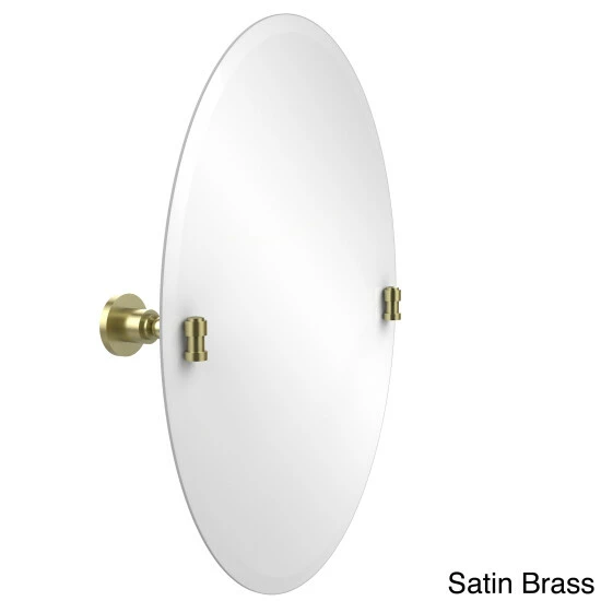 Best deal 🔔 Allied Brass Frameless Oval Tilt Wall Mirror With Beveled Edge, Washington Square Collection - 22"d 🛒 7 Best deal 🔔 Allied Brass Frameless Oval Tilt Wall Mirror With Beveled Edge, Washington Square Collection - 22"d 🛒 - Image 5