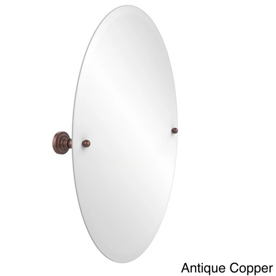 Flash Sale 🎉 Allied Brass Dottingham Collection Unframed Oval Bathroom Tilt Wall Mirror ✔️ 8 Flash Sale 🎉 Allied Brass Dottingham Collection Unframed Oval Bathroom Tilt Wall Mirror ✔️ - Image 6