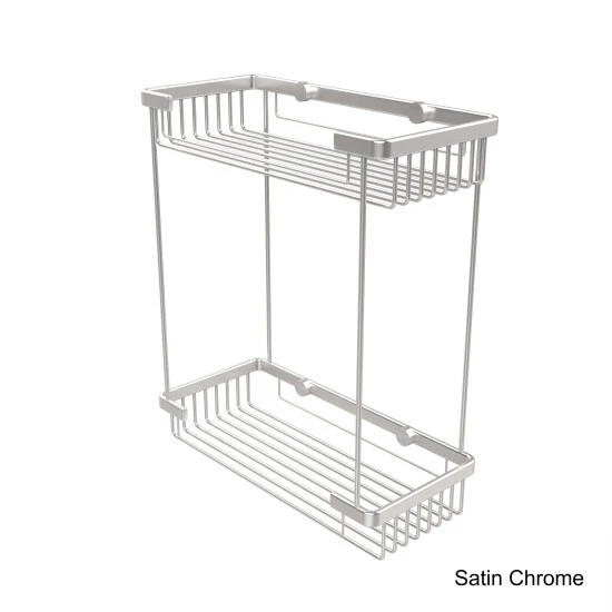 Best Pirce 🛒 Allied Brass Double Tier Rectangular Toiletry Shower Basket 😀 5 Best Pirce 🛒 Allied Brass Double Tier Rectangular Toiletry Shower Basket 😀 - Image 3