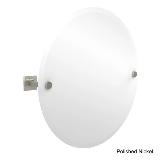 New ⭐ Allied Brass Alliled Brass Montero Collection Contemporary Frameless Round Tilt Mirror With Beveled Edge 🤩 4 New ⭐ Allied Brass Alliled Brass Montero Collection Contemporary Frameless Round Tilt Mirror With Beveled Edge 🤩 - Image 2