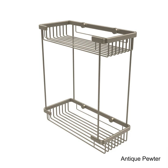 Best Pirce 🛒 Allied Brass Double Tier Rectangular Toiletry Shower Basket 😀 6 Best Pirce 🛒 Allied Brass Double Tier Rectangular Toiletry Shower Basket 😀 - Image 4