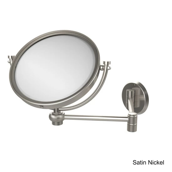 Cheapest ❤️ Allied Brass 8-inch Wall-mounted Extending 5X Magnification Makeup Mirror With Twist Accent ⌛ 3 Cheapest ❤️ Allied Brass 8-inch Wall-mounted Extending 5X Magnification Makeup Mirror With Twist Accent ⌛