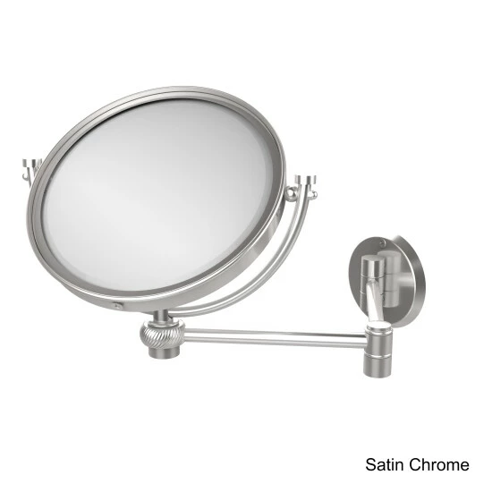 Cheapest ❤️ Allied Brass 8-inch Wall-mounted Extending 5X Magnification Makeup Mirror With Twist Accent ⌛ 4 Cheapest ❤️ Allied Brass 8-inch Wall-mounted Extending 5X Magnification Makeup Mirror With Twist Accent ⌛ - Image 2