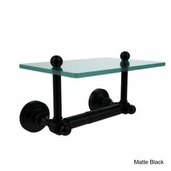 Outlet 🤩 Allied Brass Waverly Place Two Post Toilet Tissue Holder With Glass Shelf 👍 -Allied Brass Sales unnamed file 967